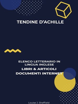 cover image of Tendine D'Achille